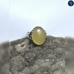 انگشتر عقیق عسلی