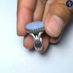 انگشتر نقره عقیق سوسنی اصل خراسان - Image 4