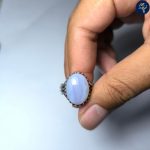 انگشتر نقره عقیق سوسنی اصل خراسان - Image 2