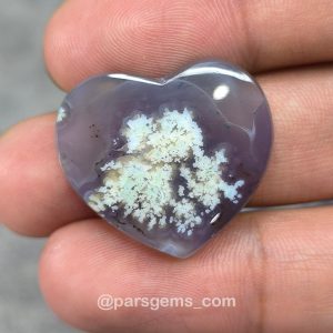 نگین-عقیق-سوسنی-تراش-قلب